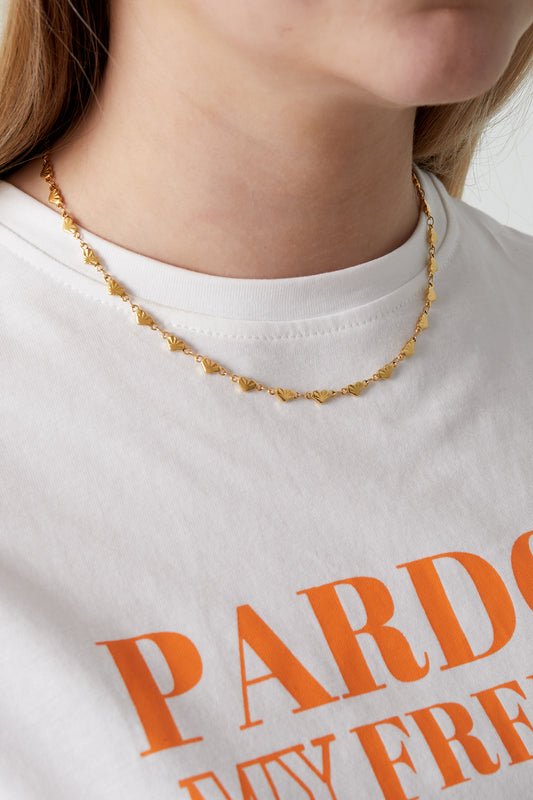 Strong heart necklace