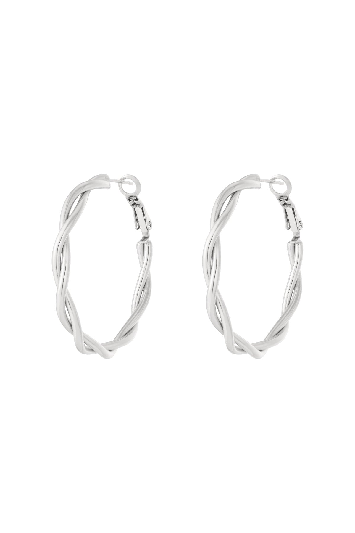 Stainless Steel Hoop Earrings Geometric Casual Daily Simple Series Women's jewelry