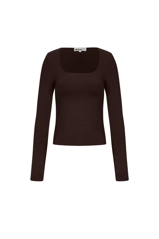 Nylon Long sleeve tops Solid color Basic All Fit Clothes