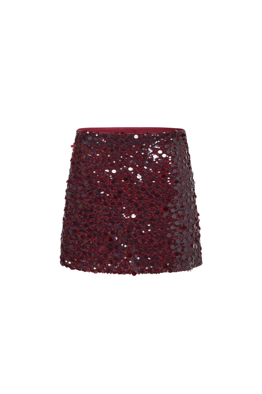 Polyester fiber (polyester) Mini skirts Sequins Elegant Fall/Winter Clothes