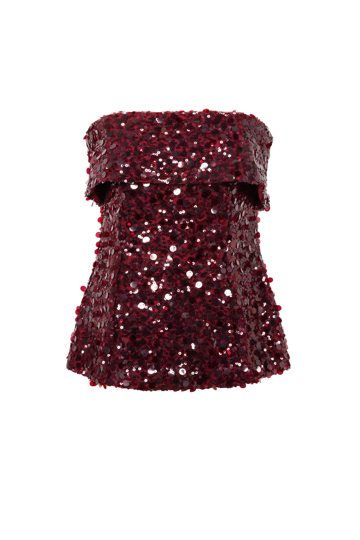 Polyester fiber (polyester) Sleeveless tops Sequins Elegant All Fit Clothes