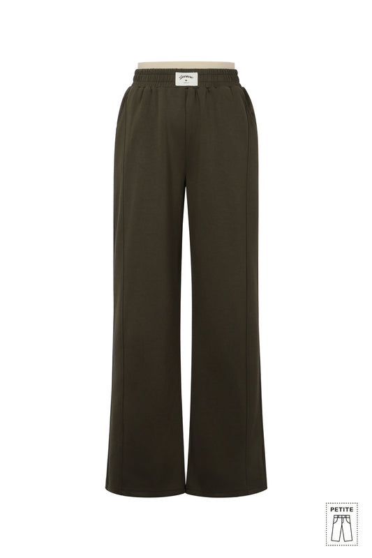 Polyester fiber (polyester) Straight pants Solid color Sporty All Fit Clothes