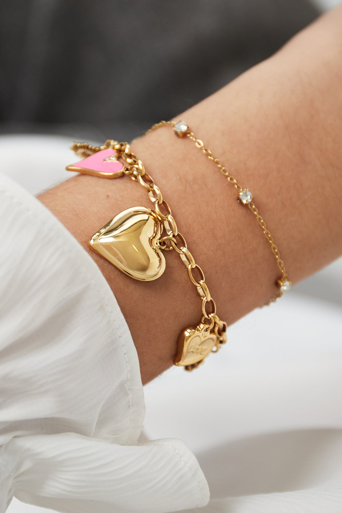 the love charm bracelet