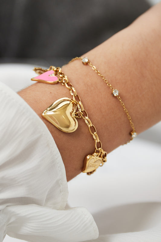 the love charm bracelet