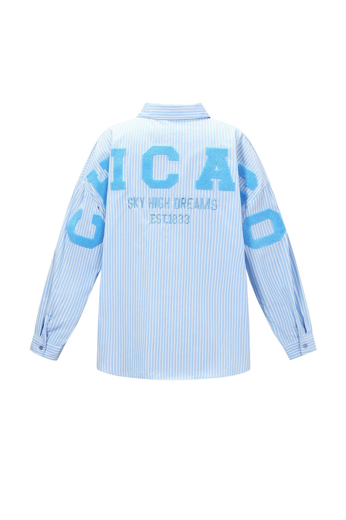 Woven Cotton Women's Blouse Casual Letters