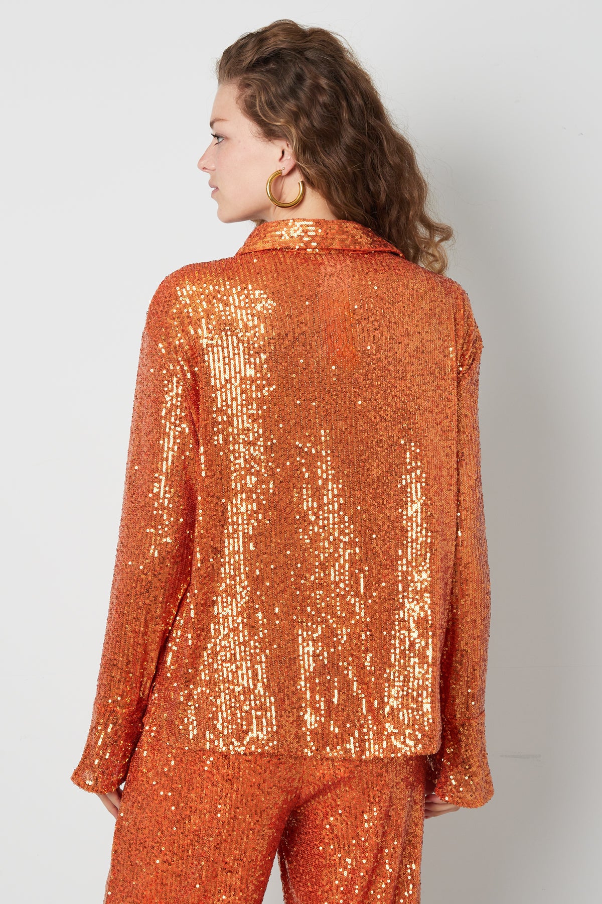 Glitter Long sleeve Blouse
