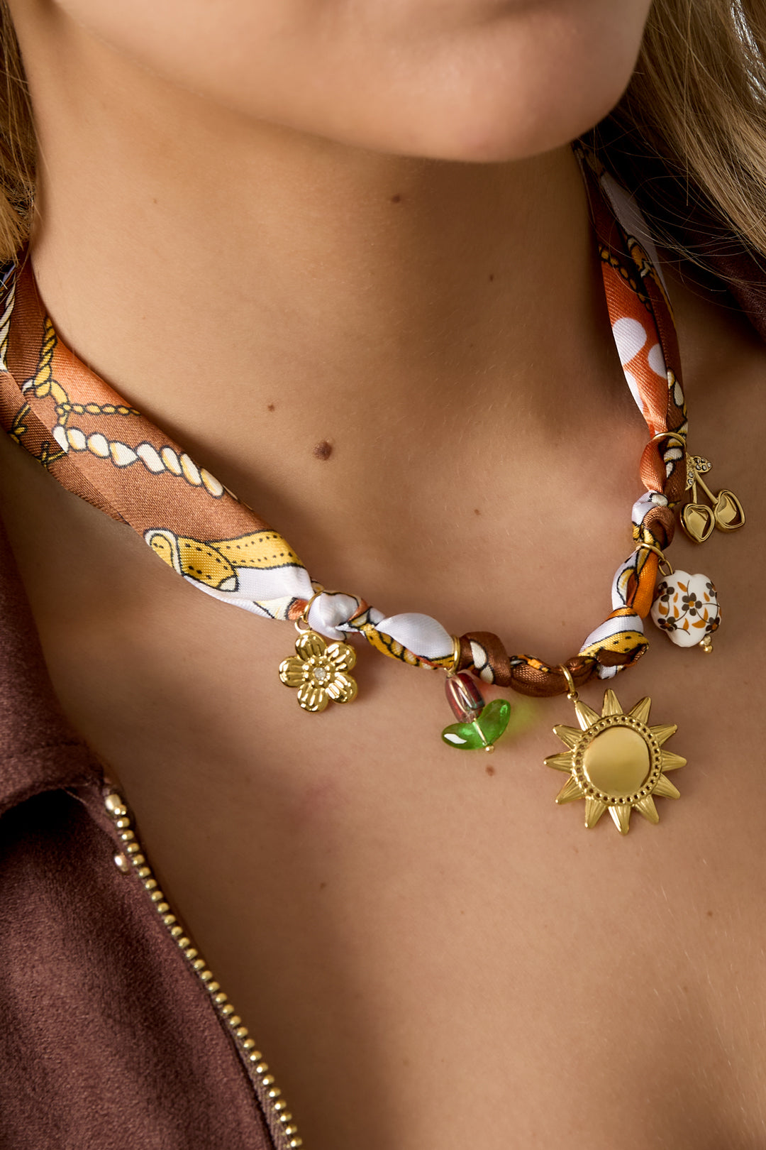 Stainless Steel Pendant necklaces Flower Casual Daily Simple Series Women's jewelry