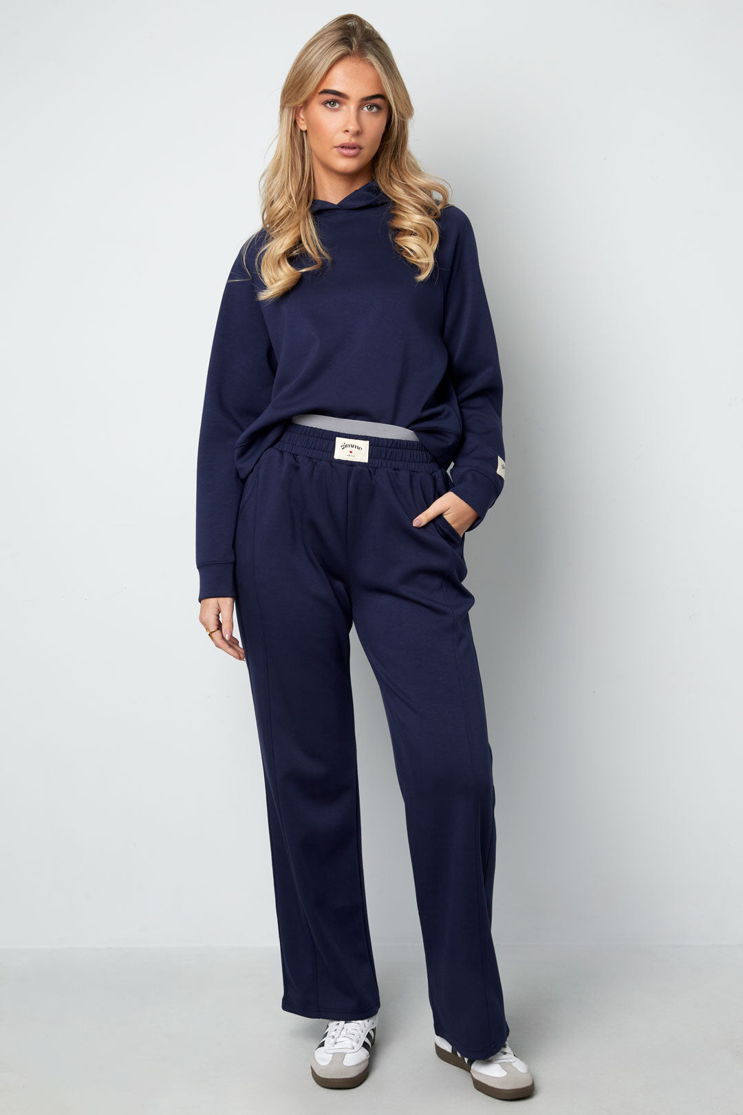 Polyester fiber (polyester) Straight pants Solid color Sporty All Fit  Clothes