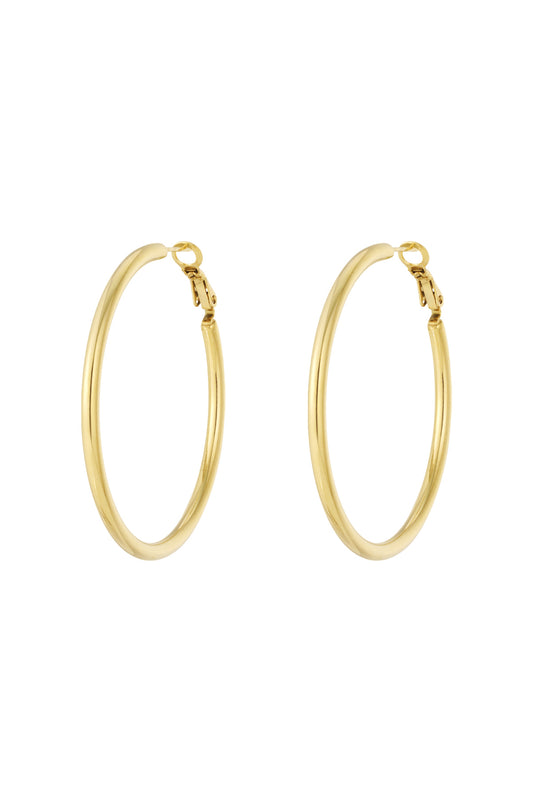 Basic Hoop earrings L