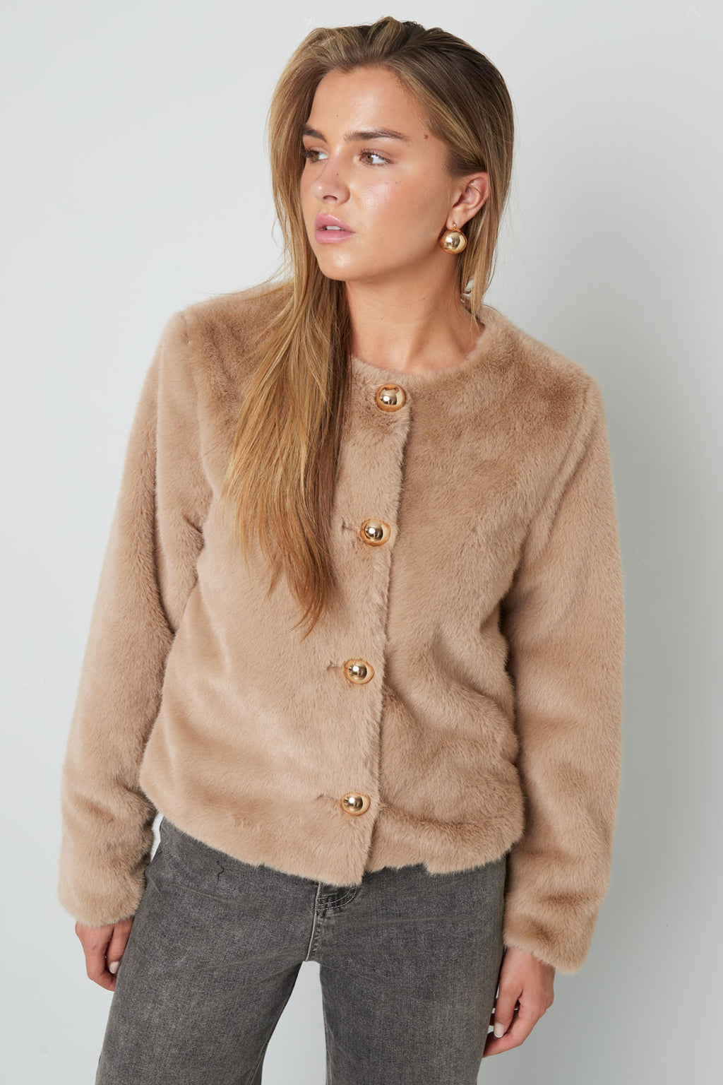 Faux Fur Jacket