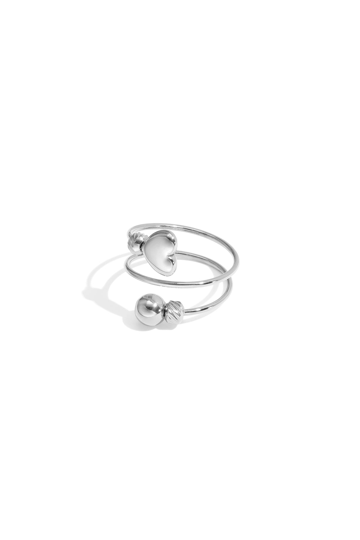Stainless Steel Minimalist Rings Heart Casual Daily Simple Series Women's jewelry