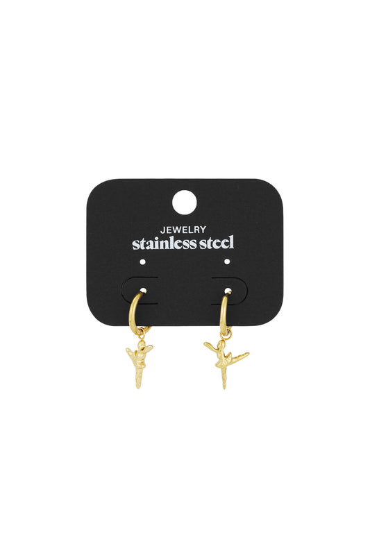 ballet earrings