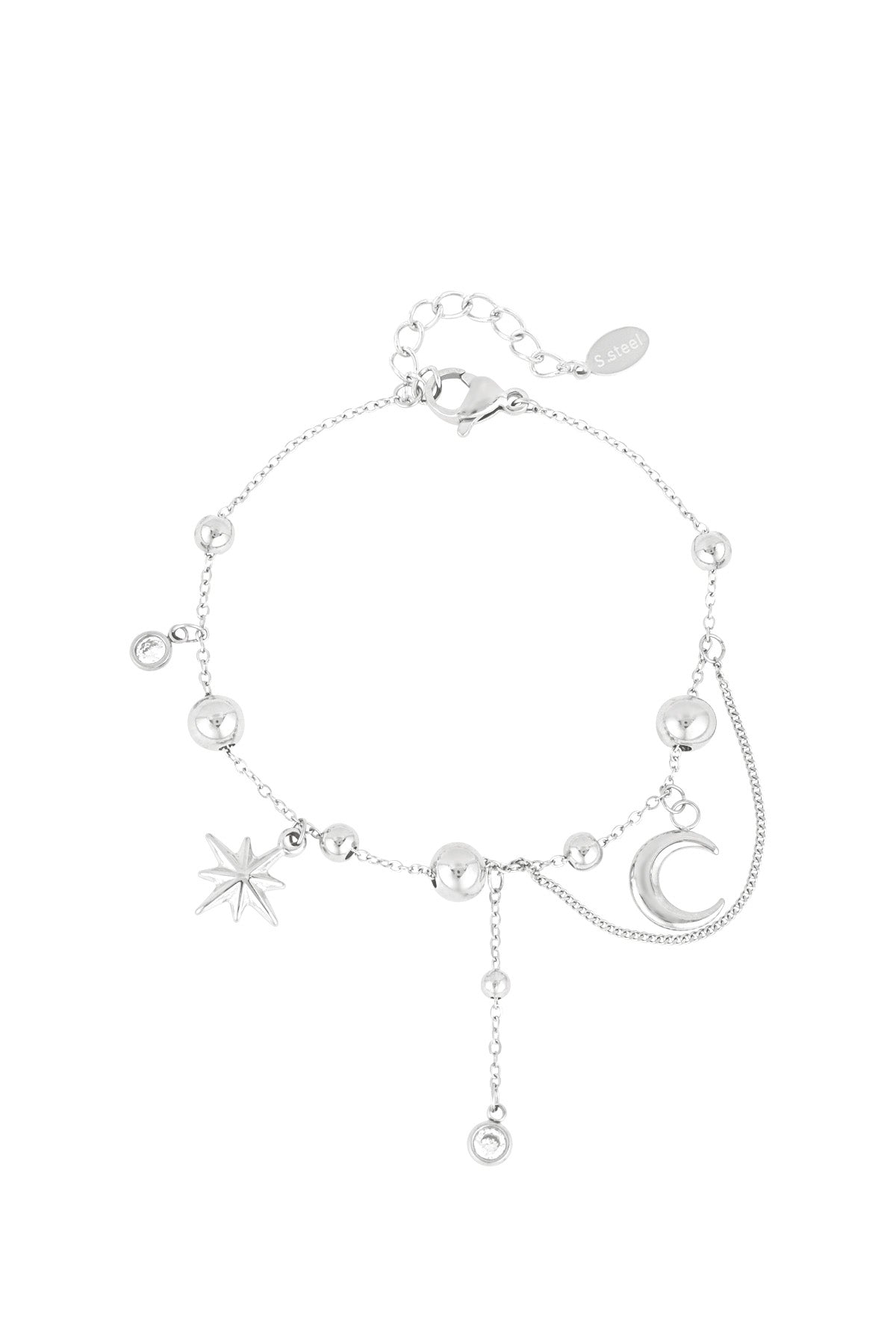 trendy moon bracelet