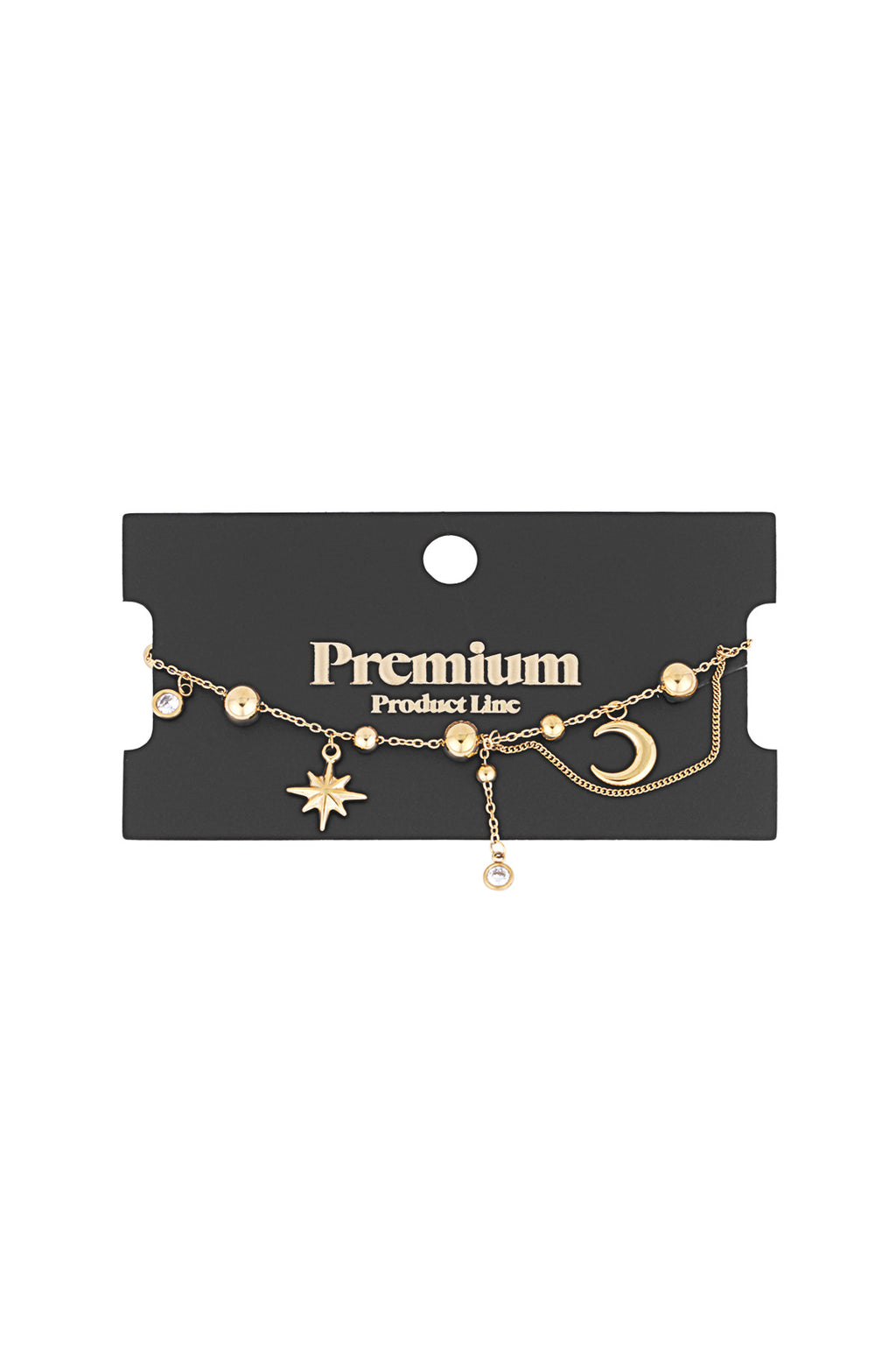 trendy moon bracelet