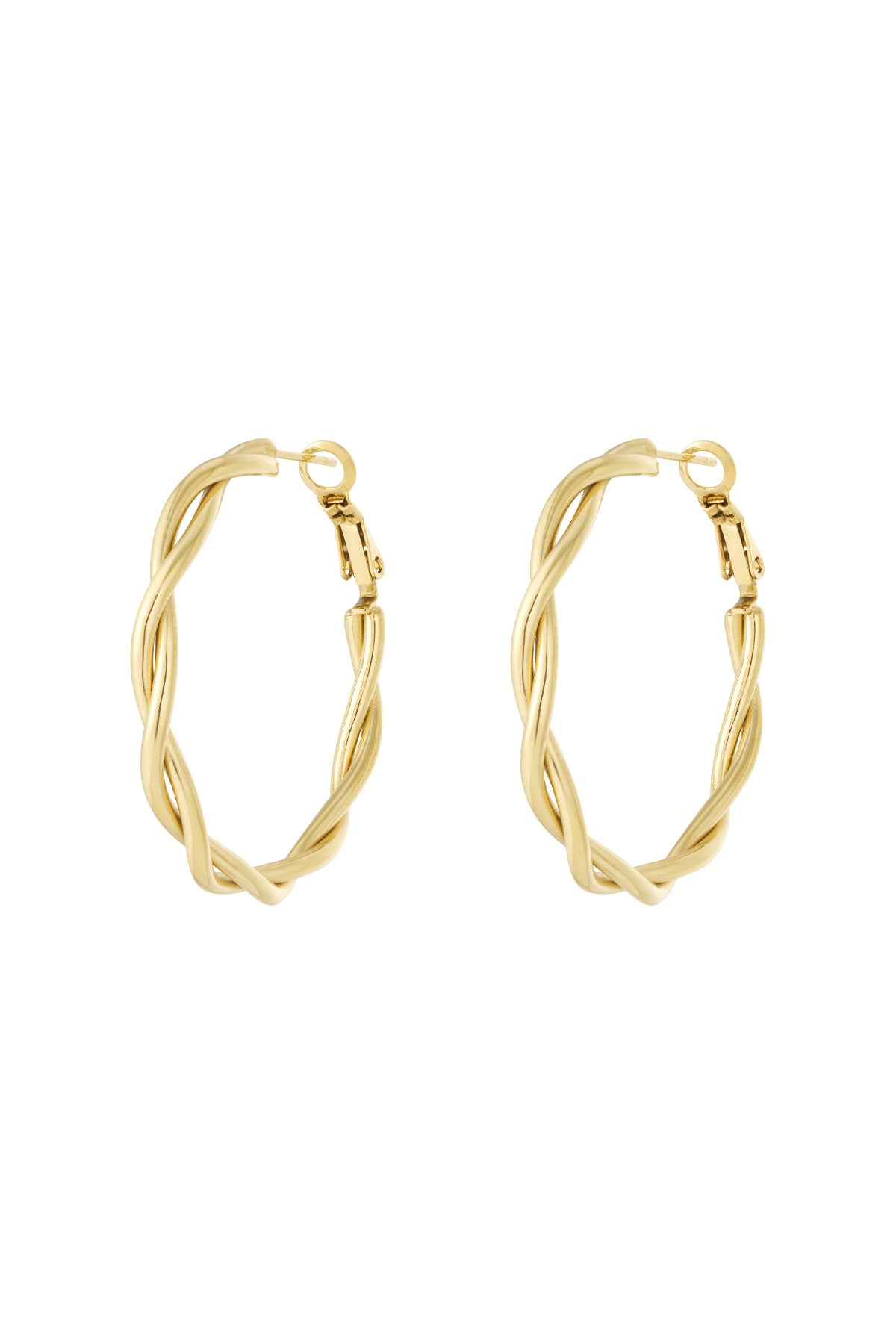 Stainless Steel Hoop Earrings Geometric Casual Daily Simple Series Women's jewelry