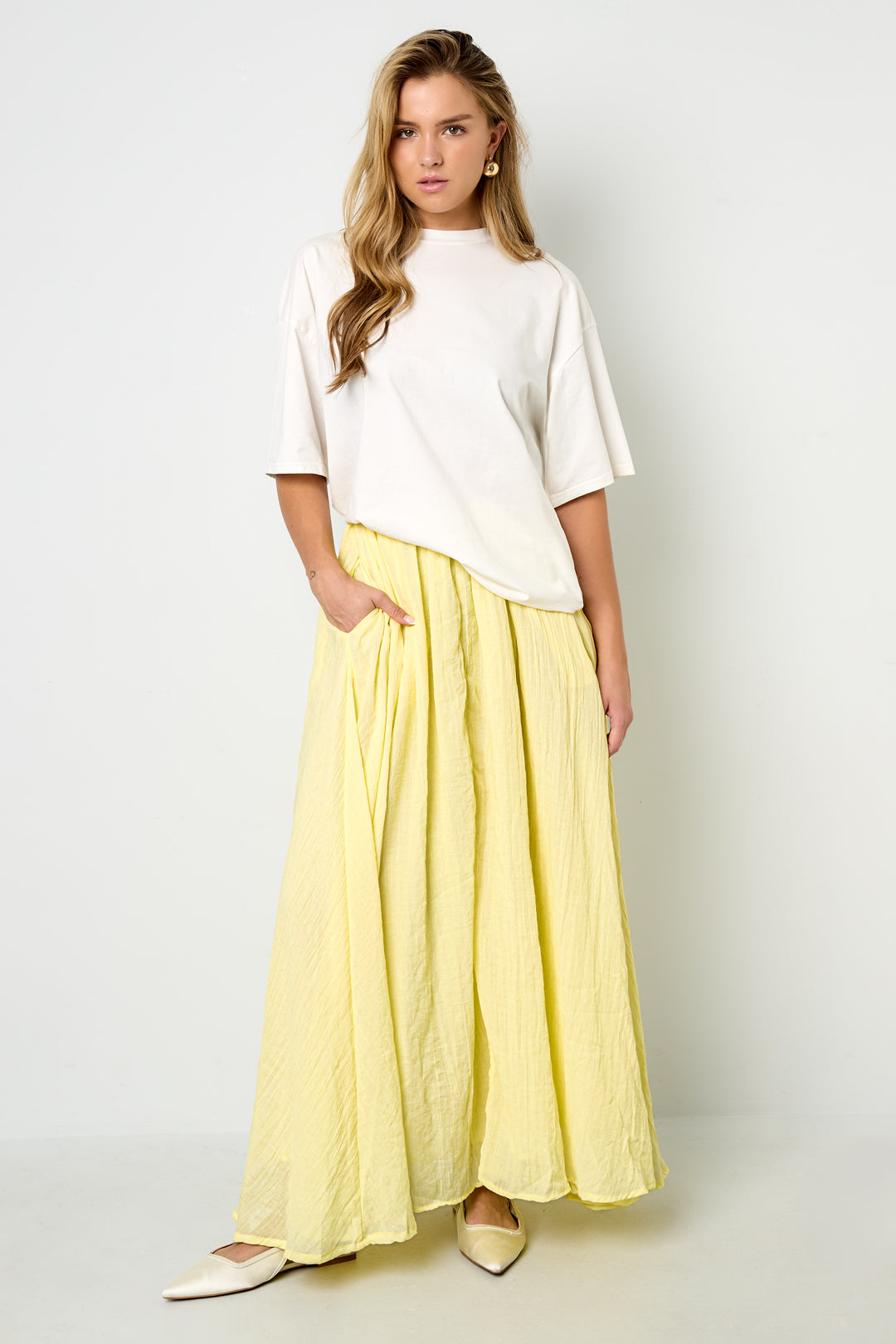 Skirts Solid color Casual Spring/Summer  Clothes