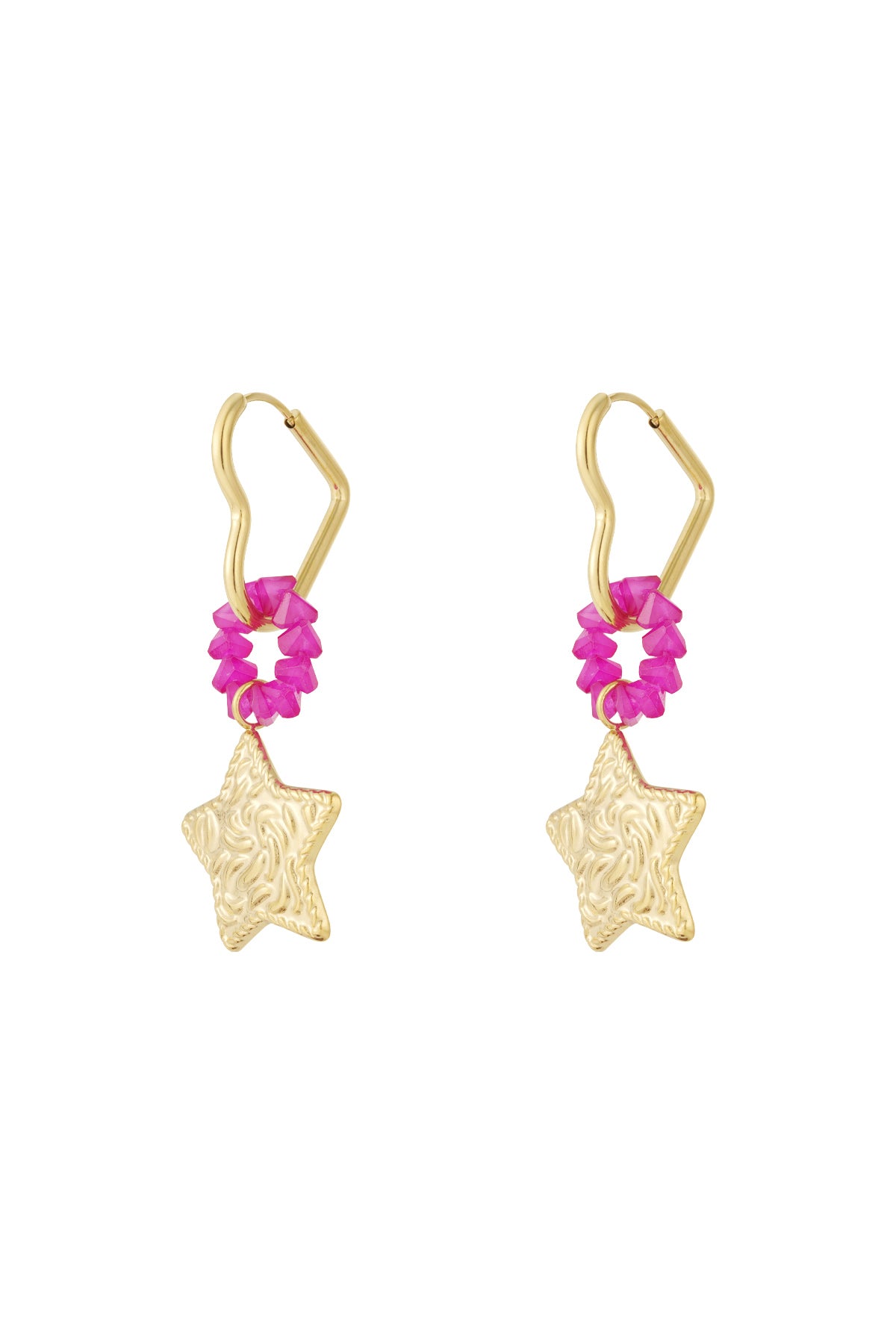 Stainless Steel Drop Earrings Heart Casual Daily Simple Series Women's jewelry