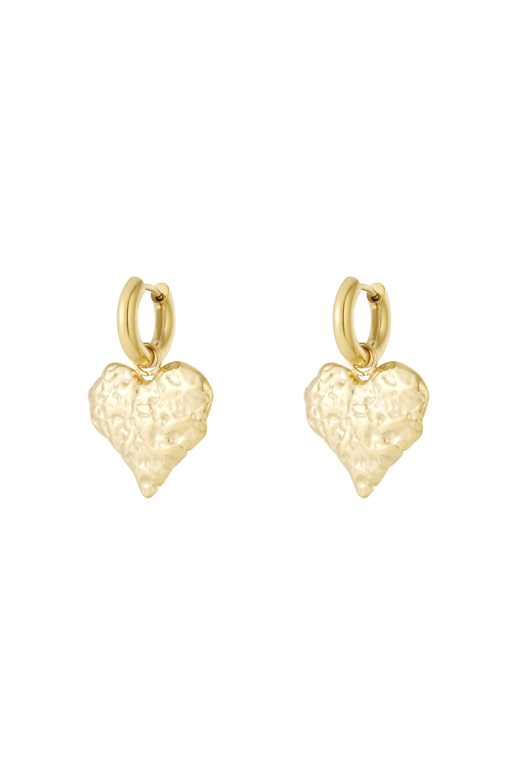 Textured Hearts earrings