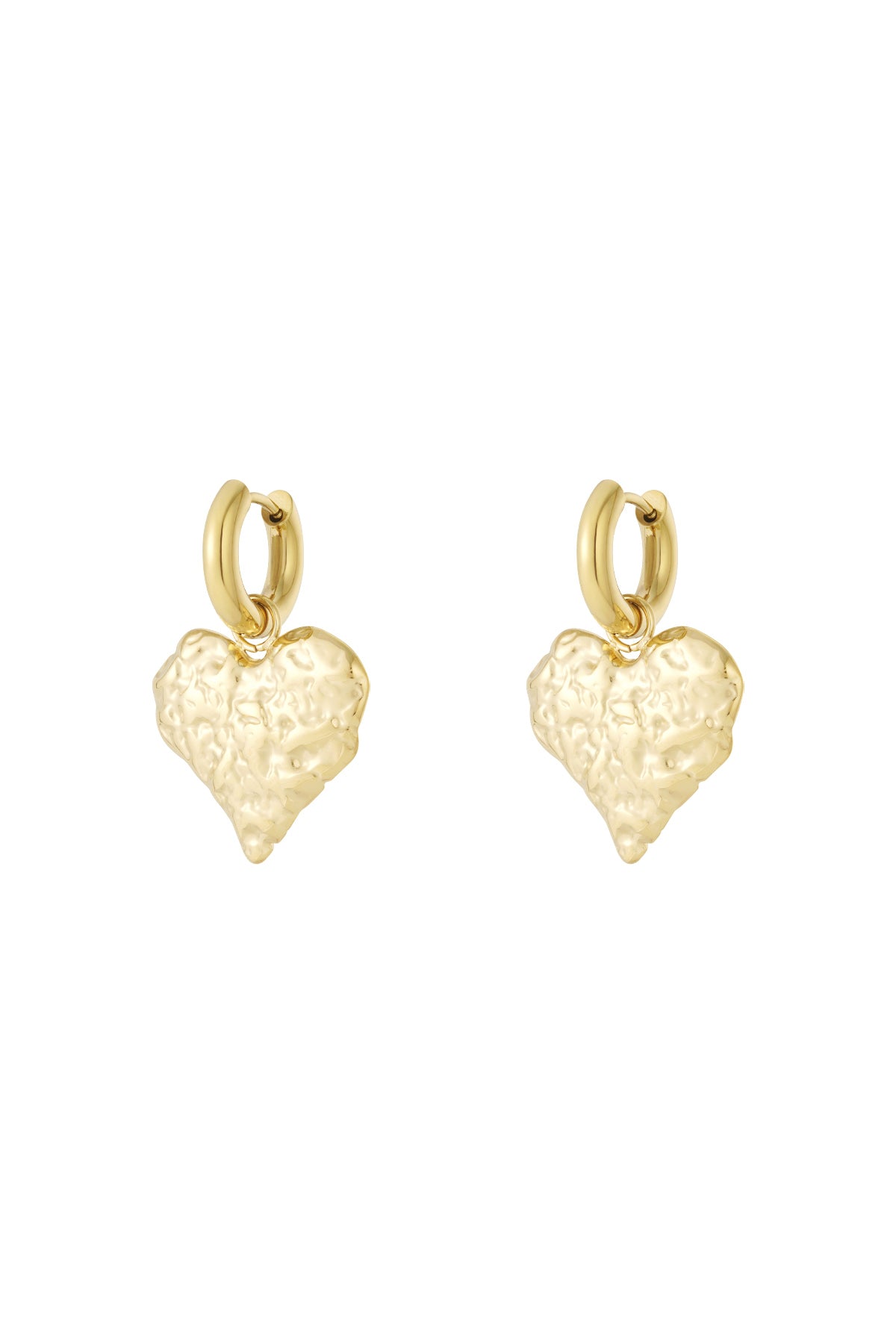 Textured Hearts earrings