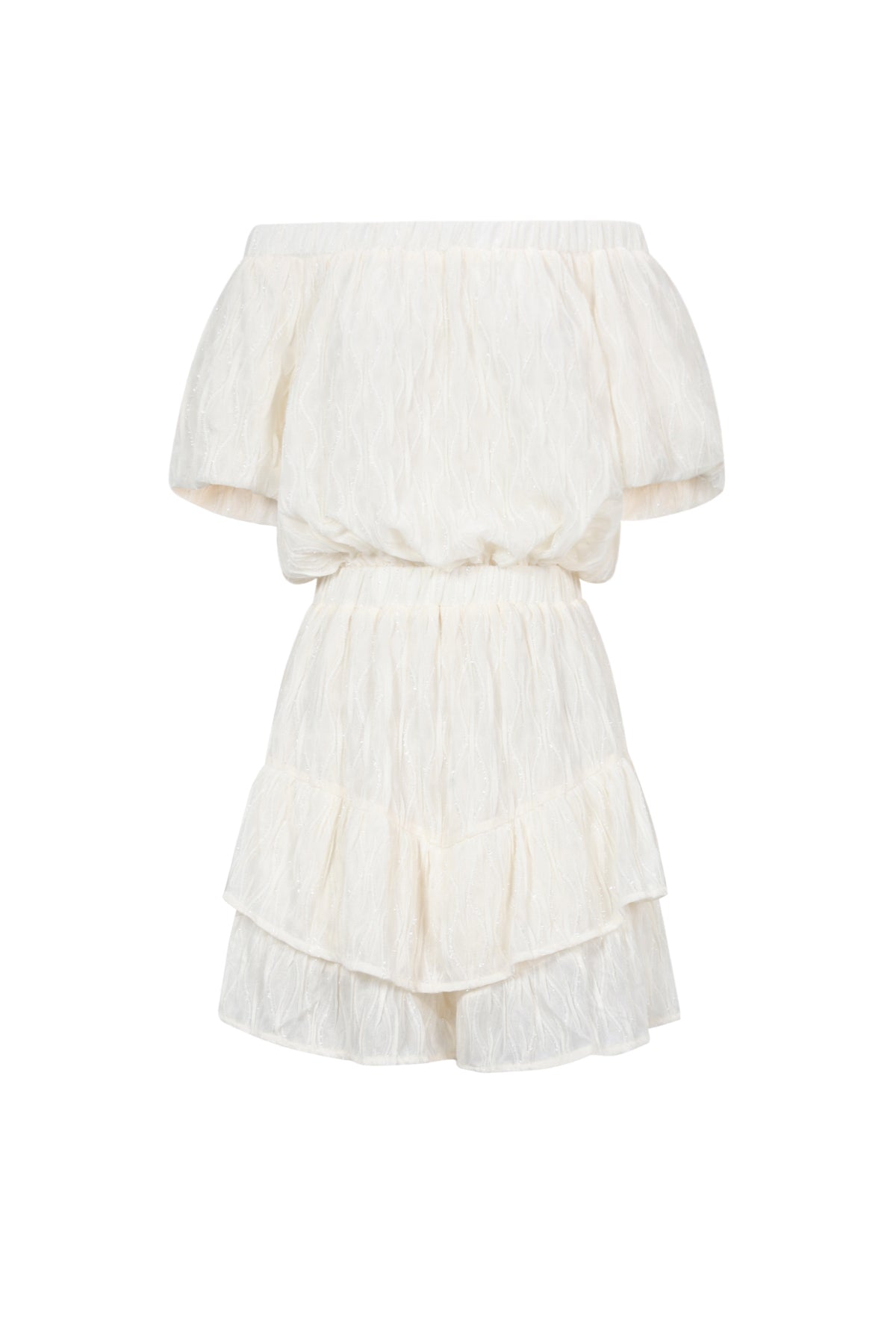 Polyester fiber (polyester) Bodysuits Solid color Casual Spring/Summer Ruffle edge Clothes