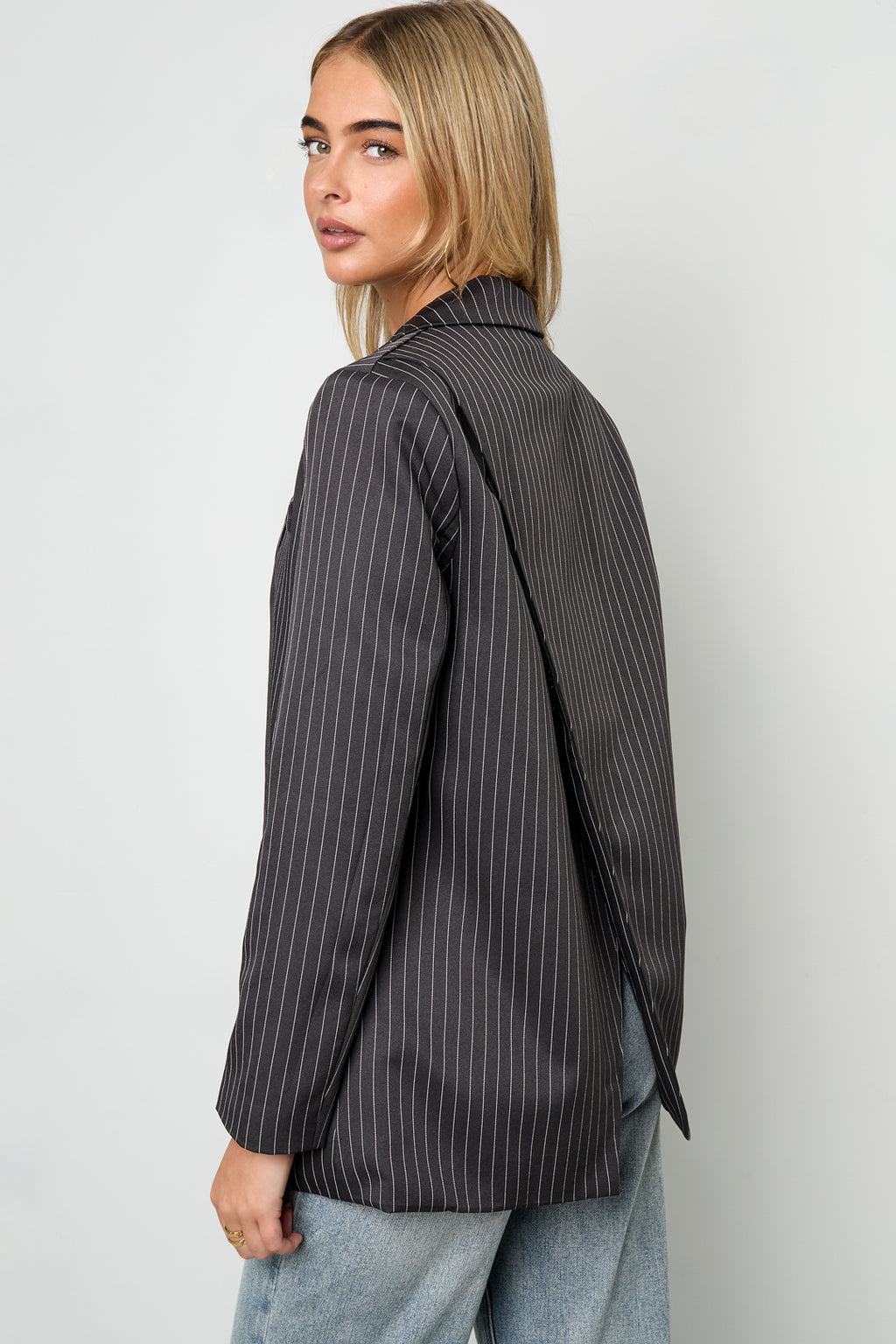 The Pinstripe Blazer