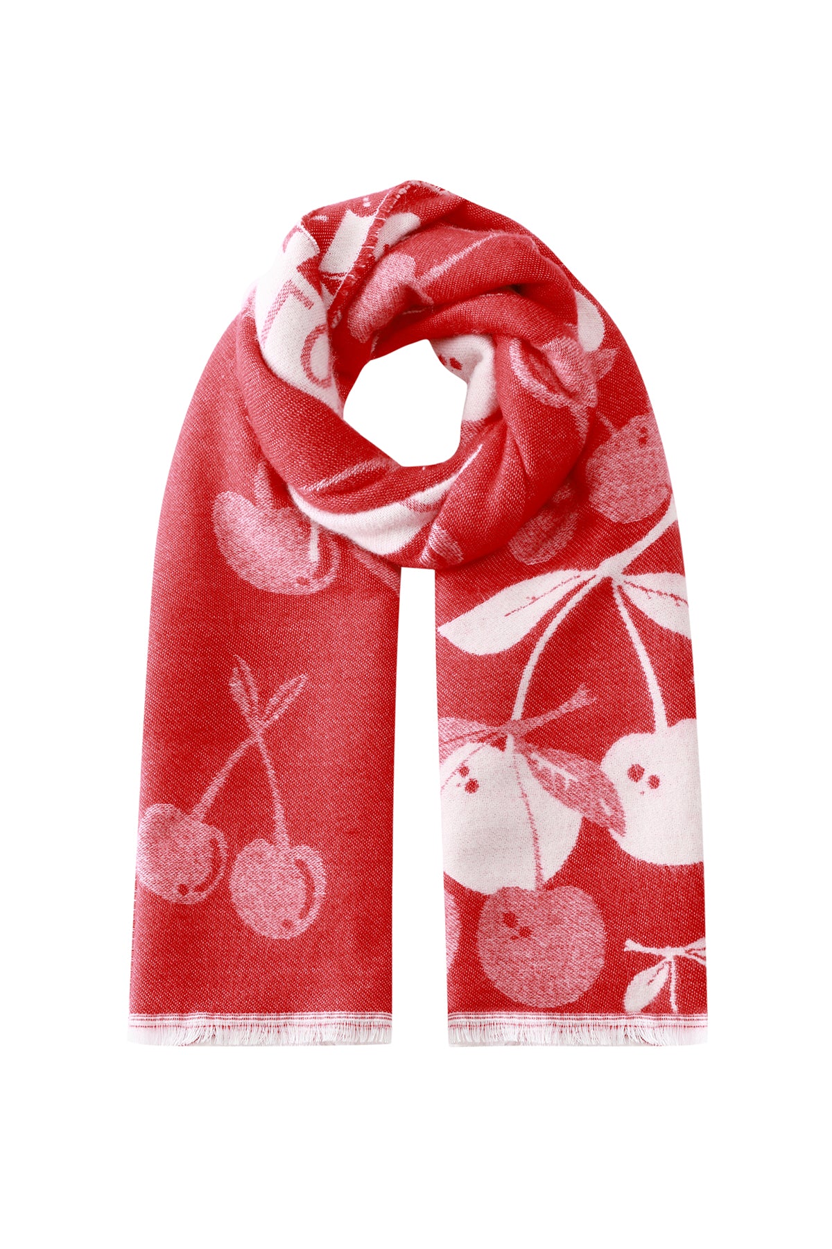 Winter scarves cherry Casual Acrylic Daily Accessories