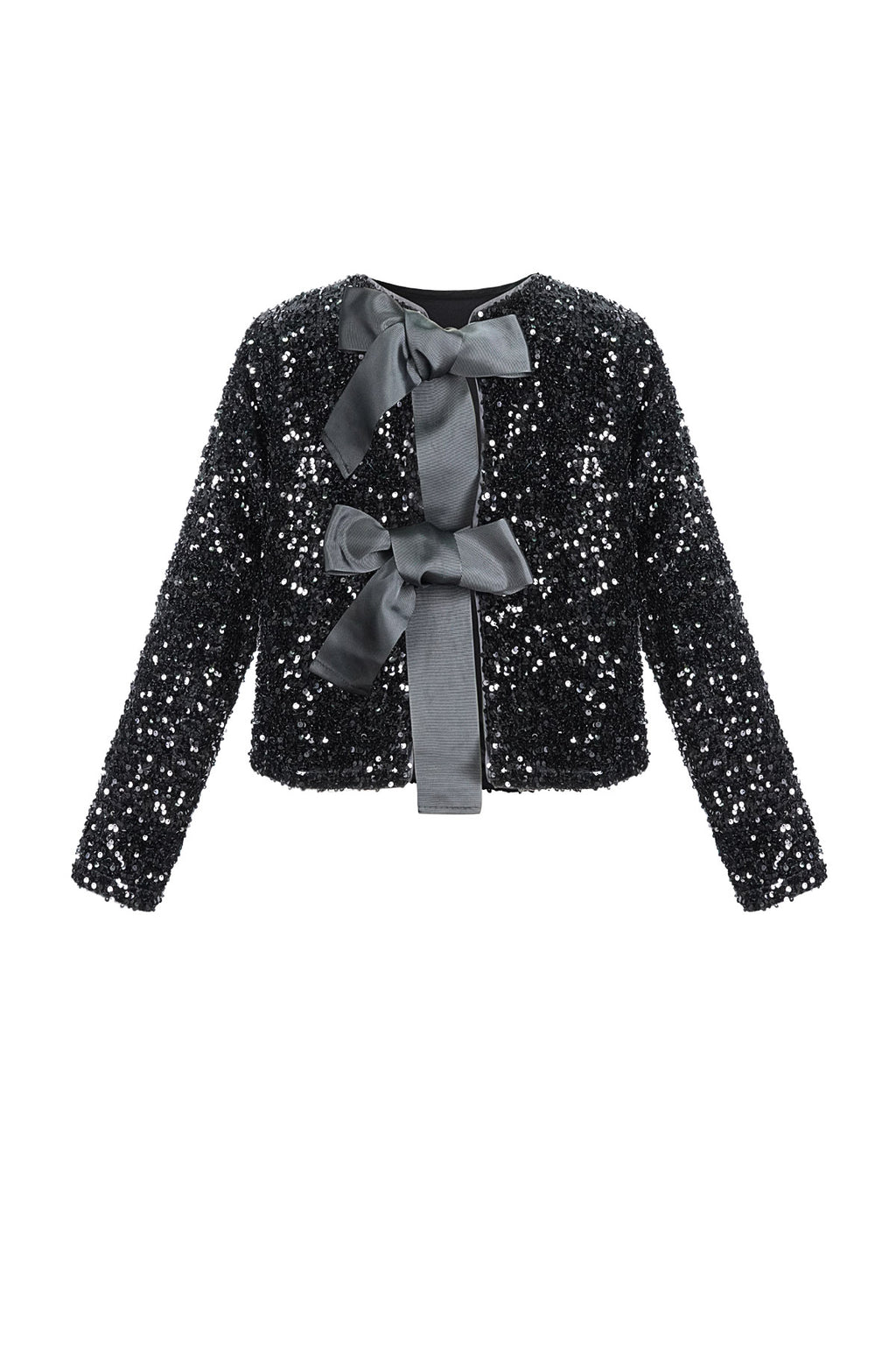 Party top with sequins