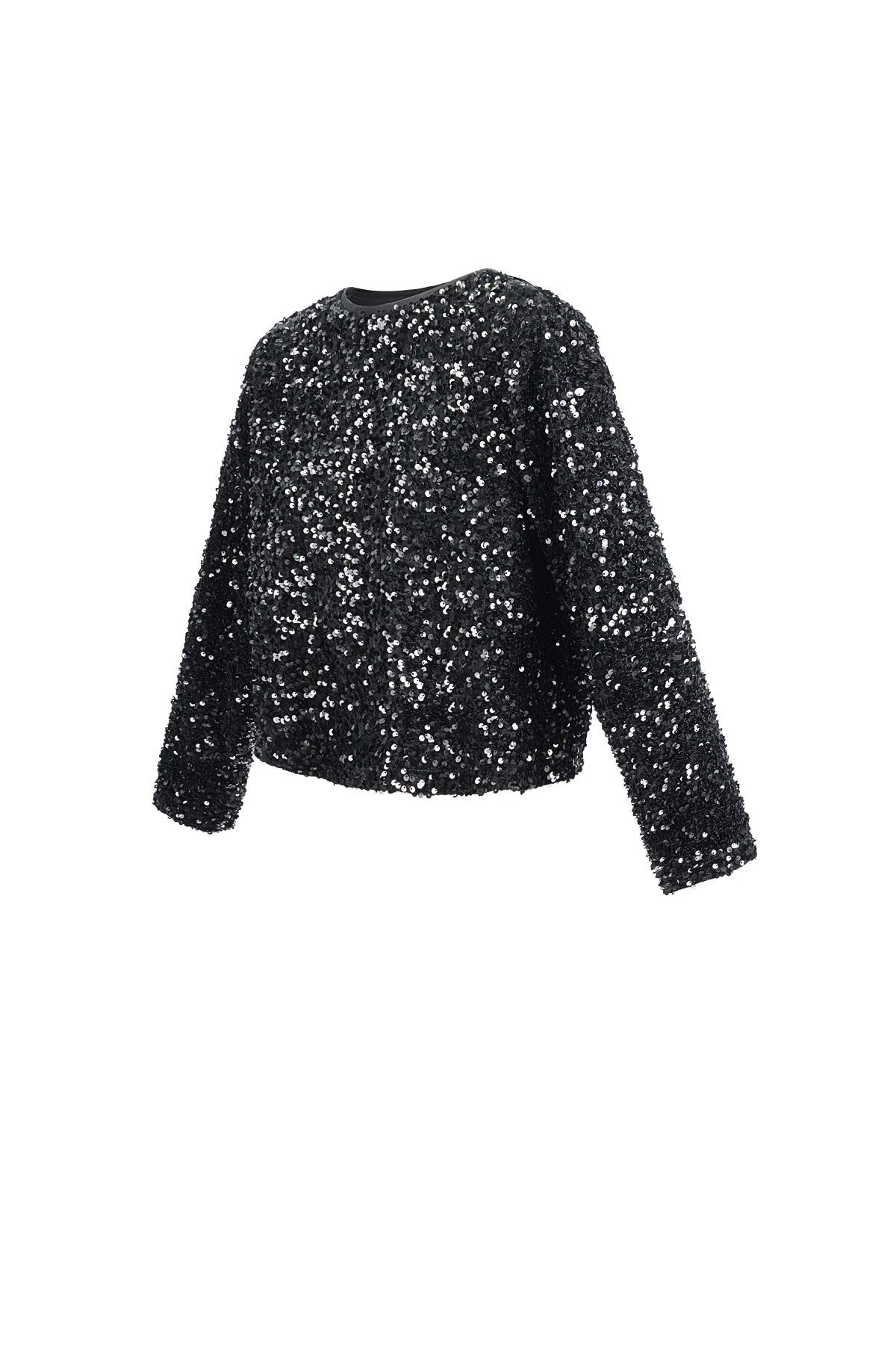 Party top with sequins