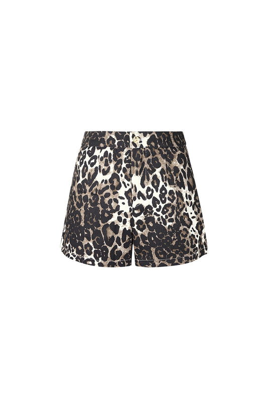 Leopard print shorts