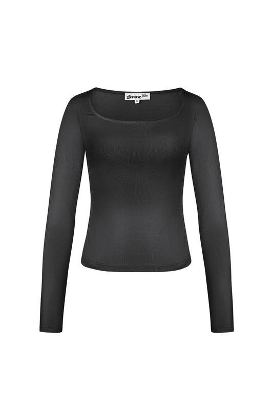 Everyday fit longsleeve low neck