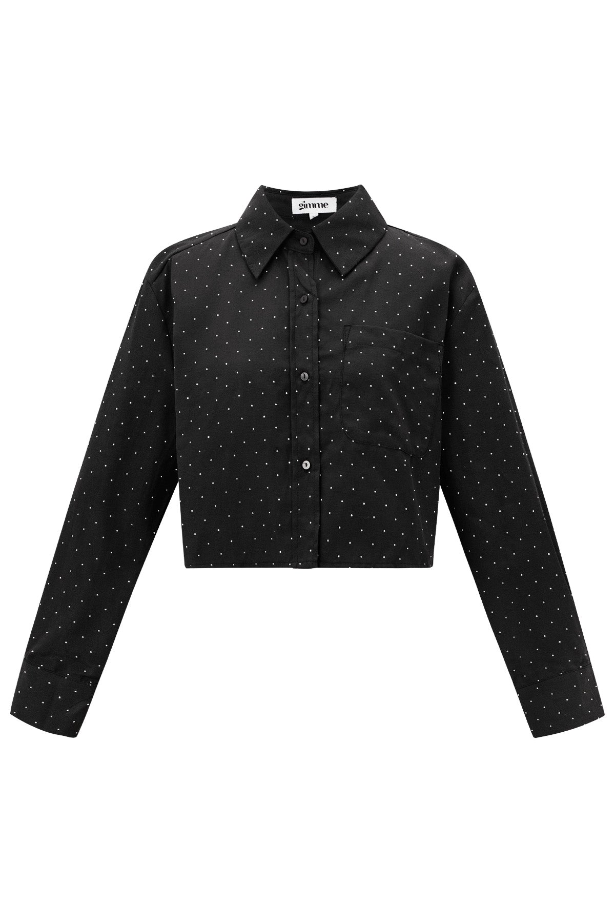 Blouse with studs