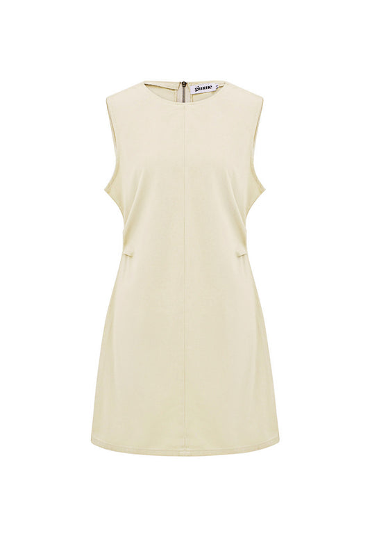 Cute Mini Dress - Off White