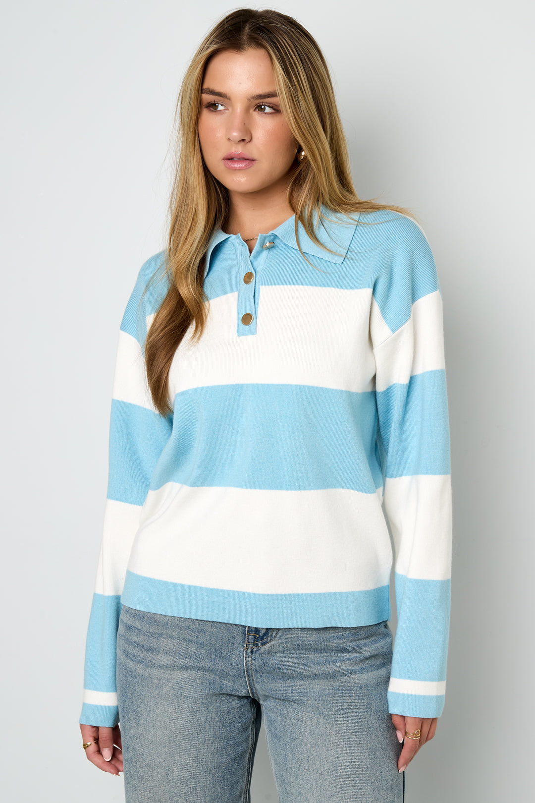 Knit sweaters Stripes Casual Fall/Winter