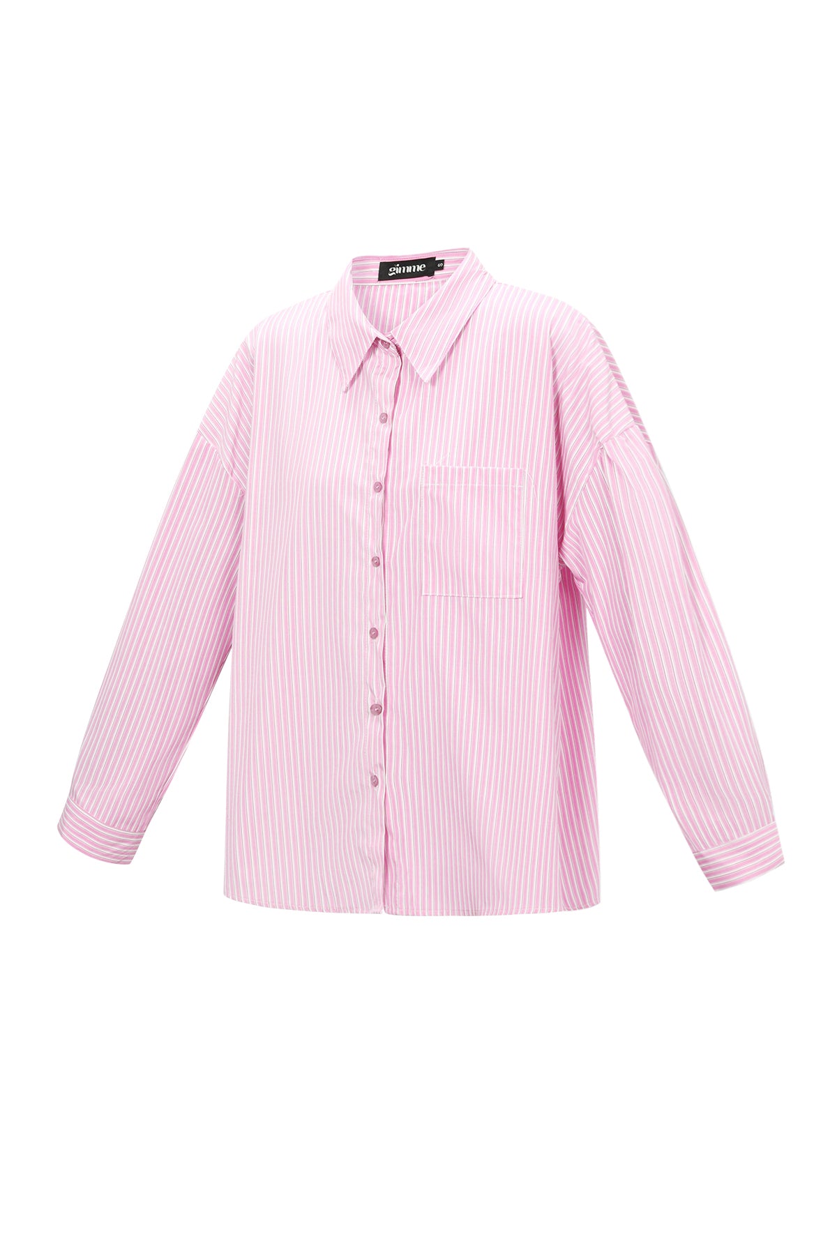 Woven Cotton Women's Blouse Casual Letters