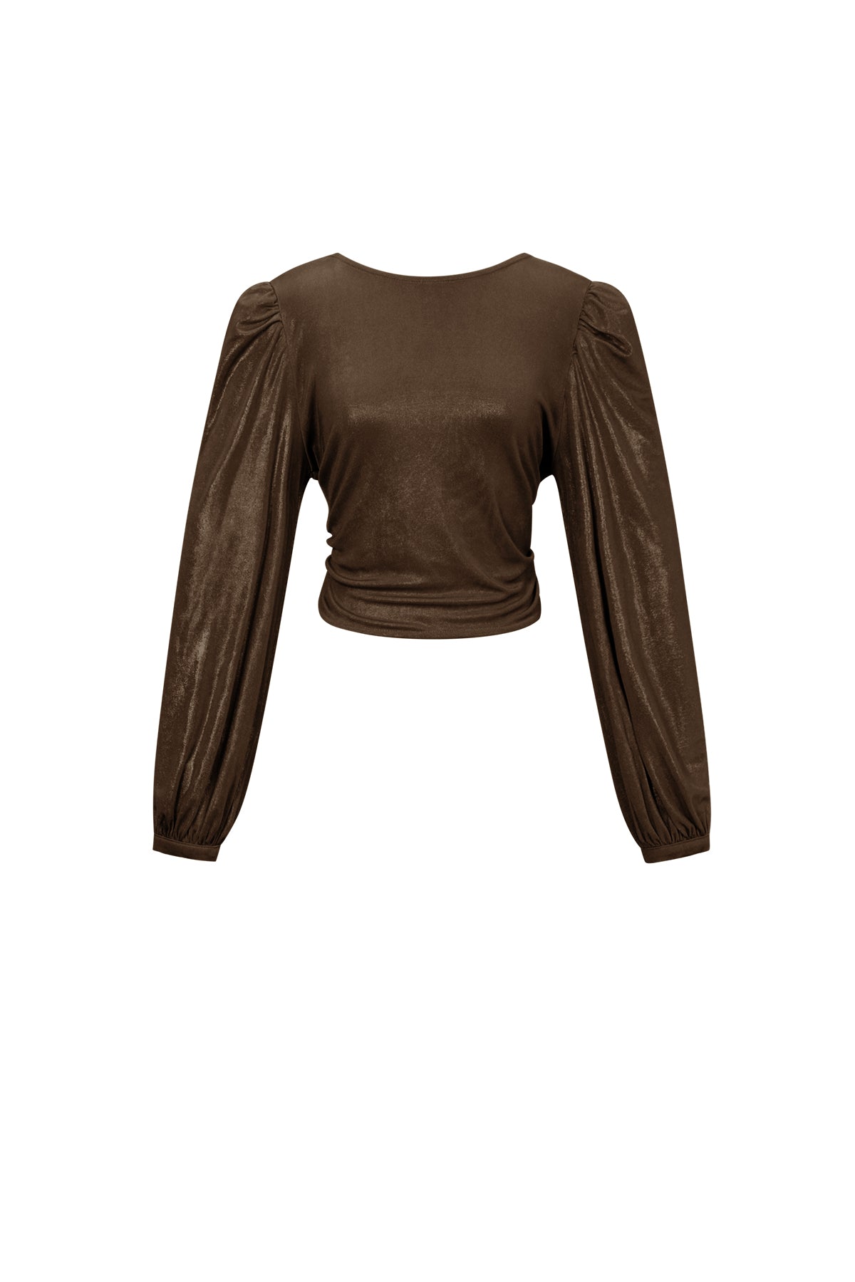 Polyester fiber (polyester) Long sleeve tops Solid color Sexy Fall/Winter  Clothes