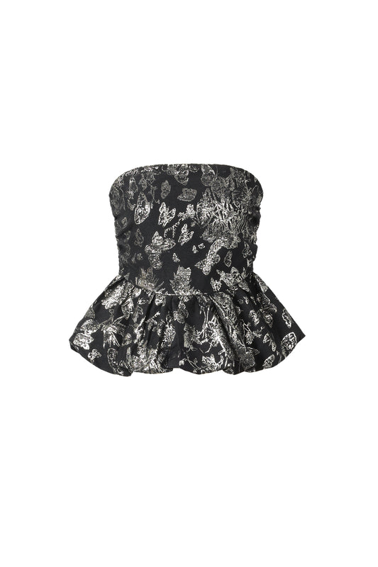 Festive Jacquard Top