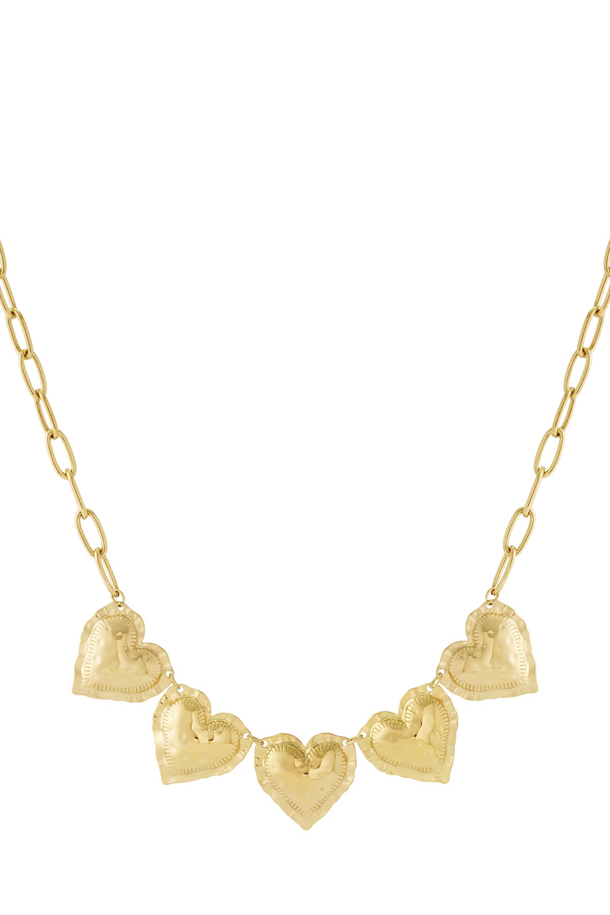 5 Hearts Necklace
