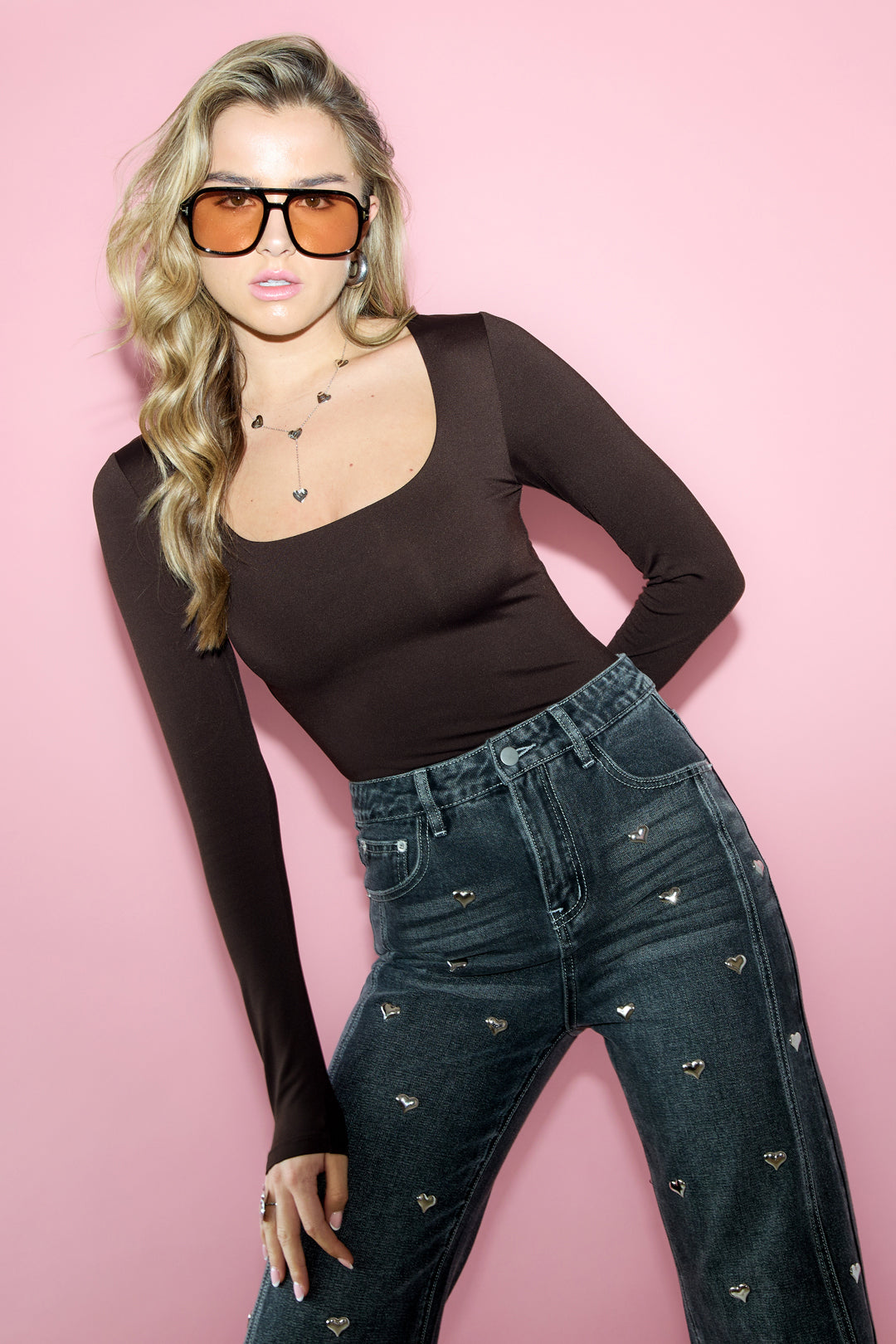 Nylon Shapewear Bodysuit Solid color Basic All Fit  Clothes