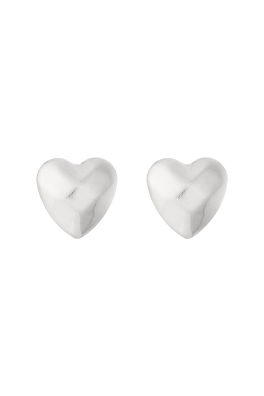 Sweetheart studs earrings