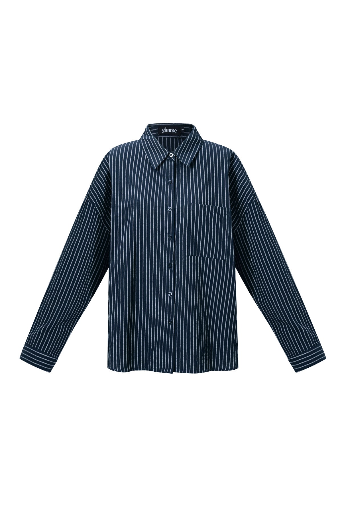 Woven Cotton Women's Blouse Casual Letters