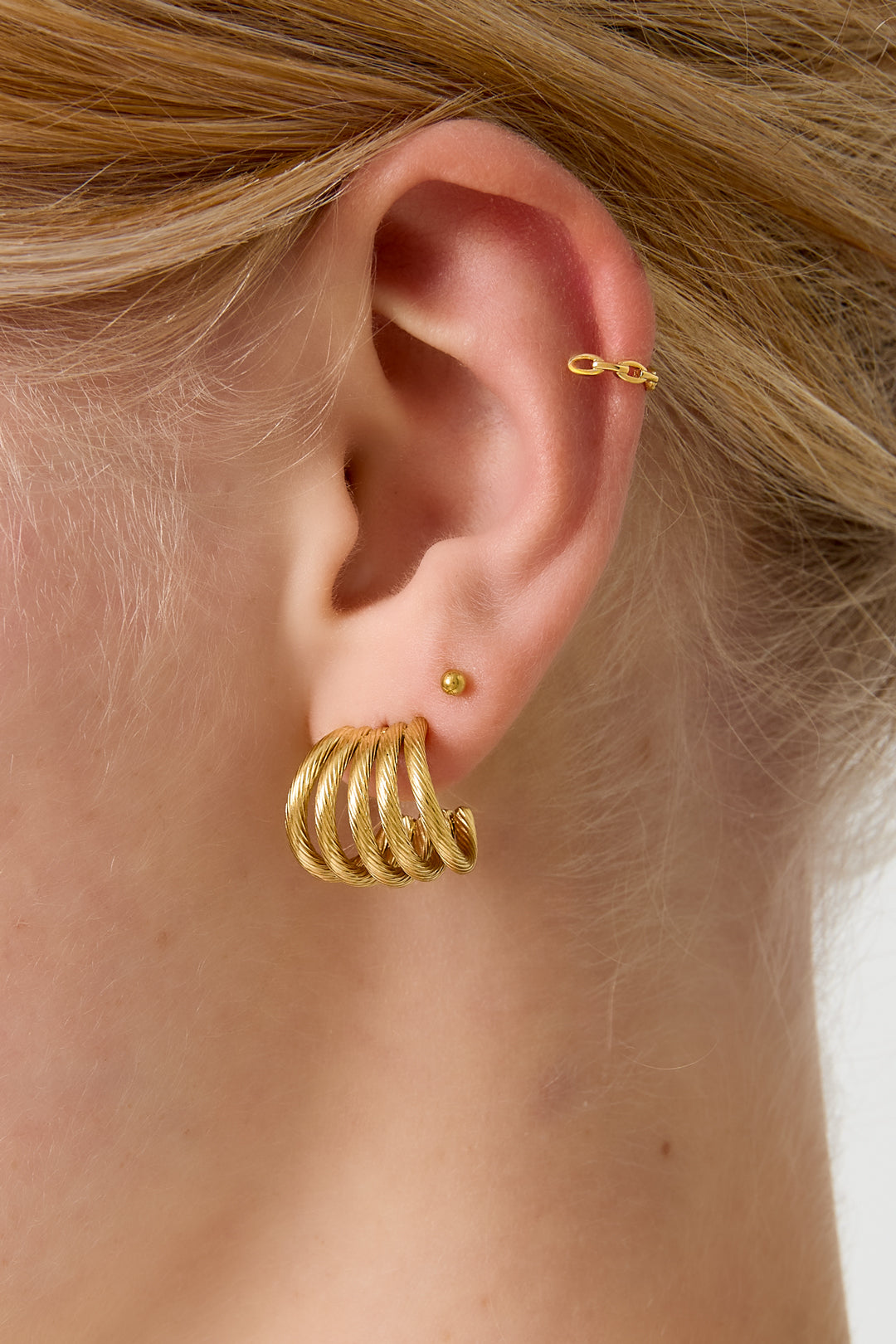 Stainless Steel Stud Earrings Geometric Casual Daily Simple Series Women's jewelry