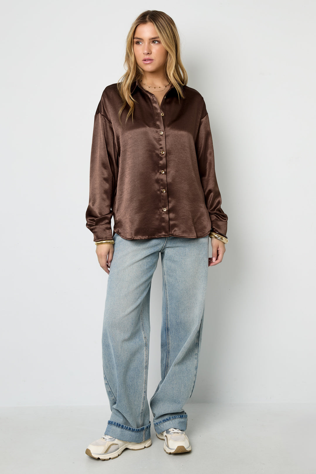 Silk Look Blouse