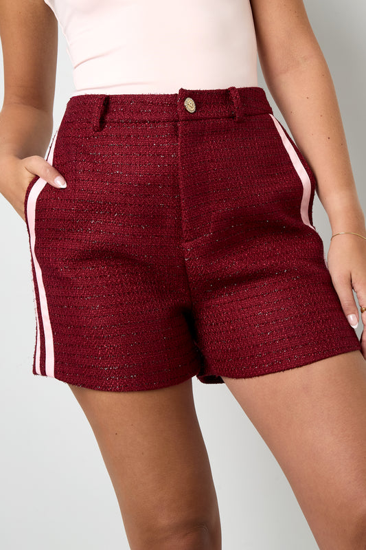 Lurex Tweed short