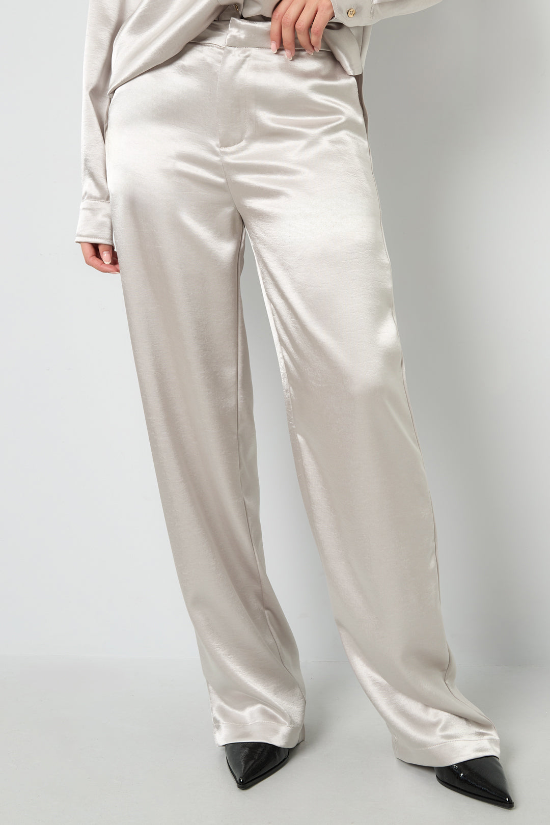 Silk Look Pants