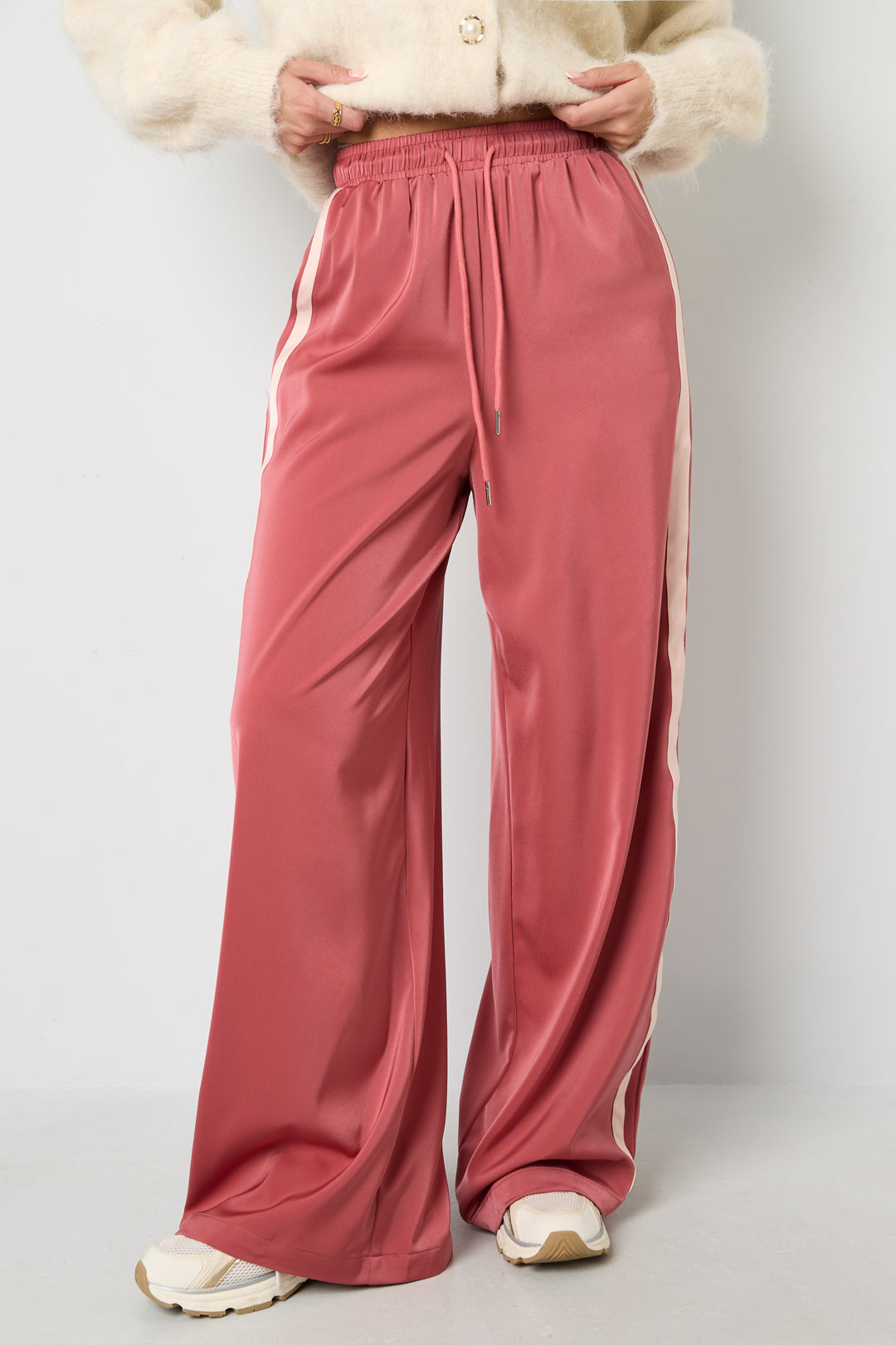 Satin Pants Stripe