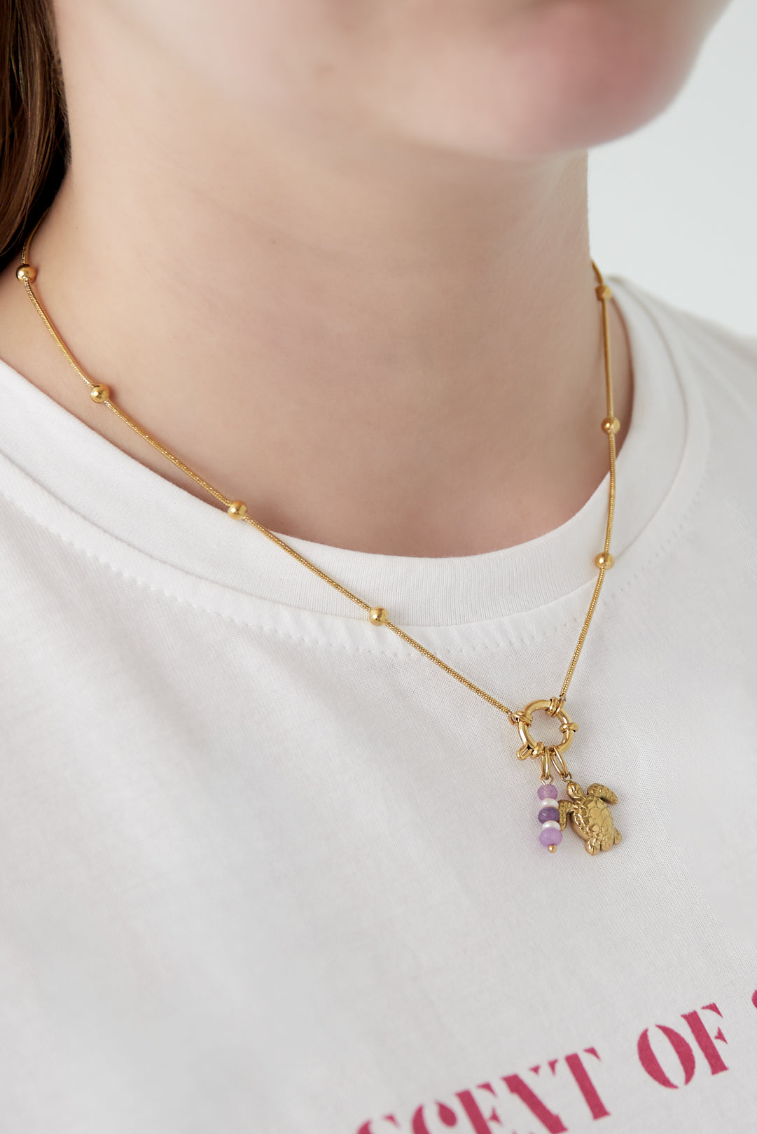 Turtle DIY necklace
