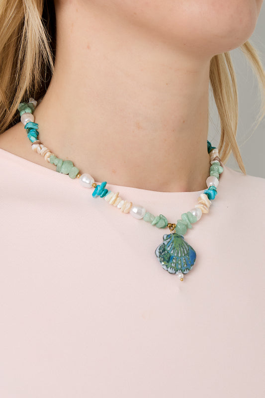 Stone Beaded Necklaces Turtle Casual Holiday/Beach Simple Series Women's jewelry