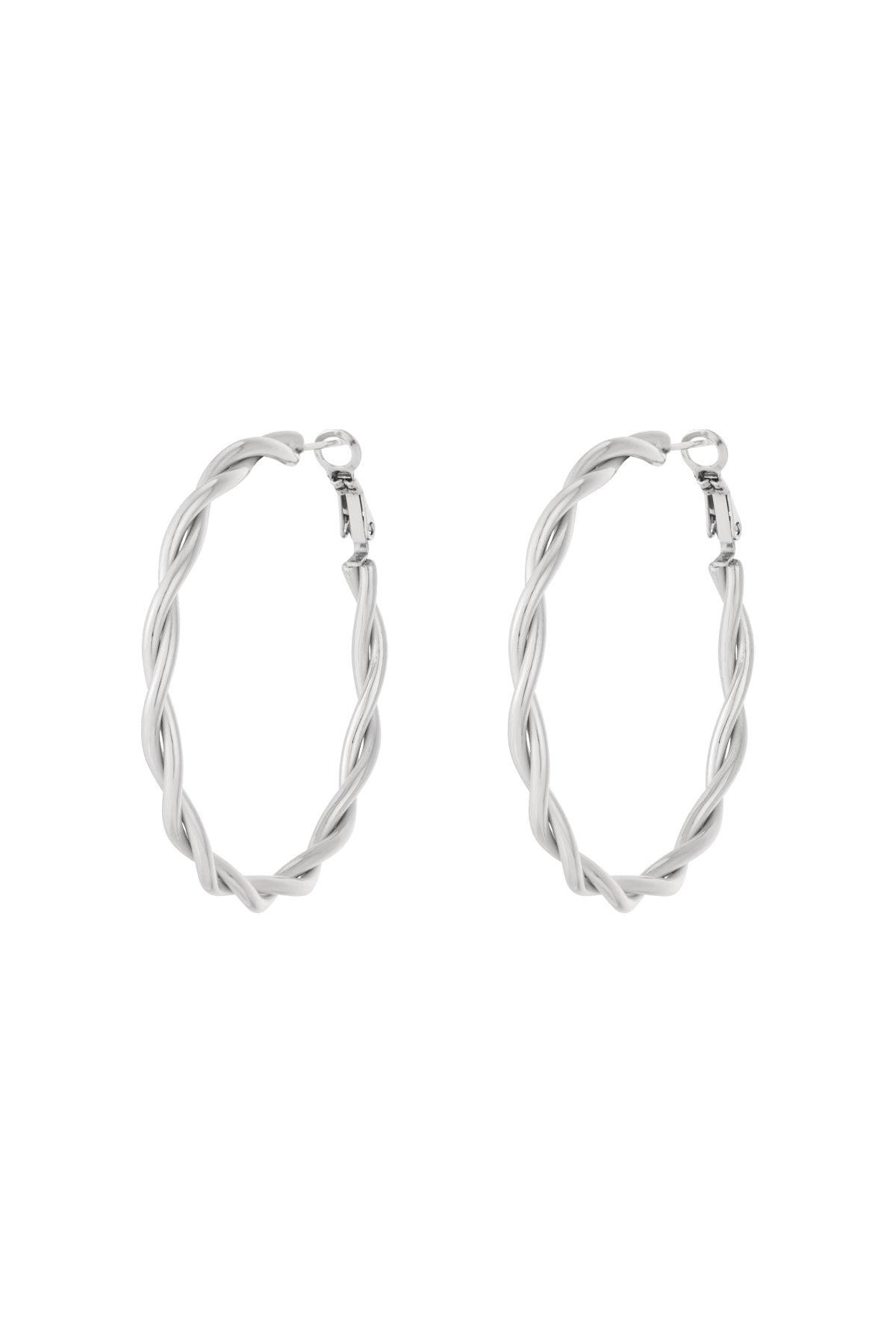 Twisted hoop earrings M