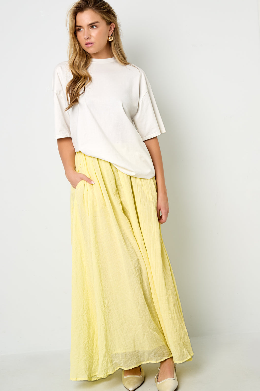 Skirts Solid color Casual Spring/Summer  Clothes