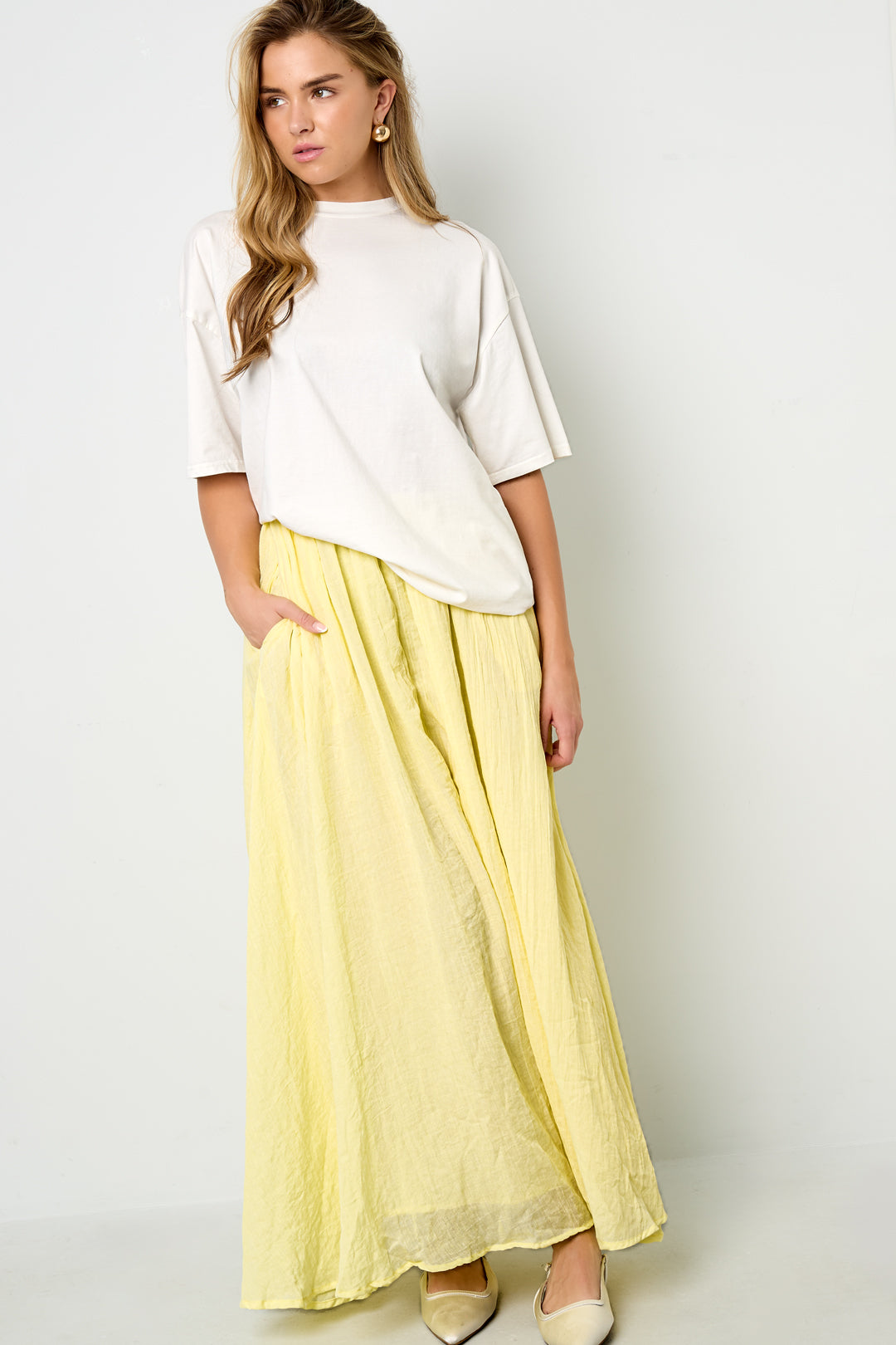 Skirts Solid color Casual Spring/Summer  Clothes